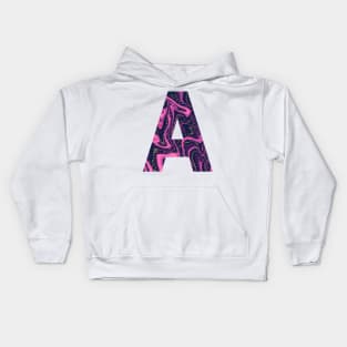 A Letter Abstract Art Kids Hoodie